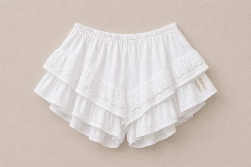 Short blanco