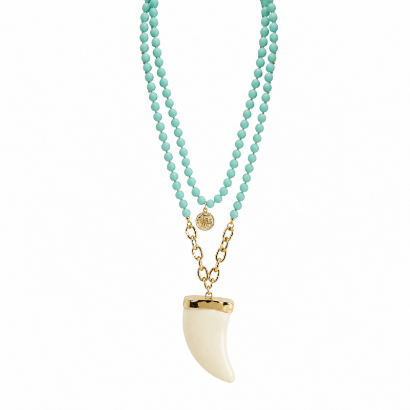 Collar  Gigi turquesa