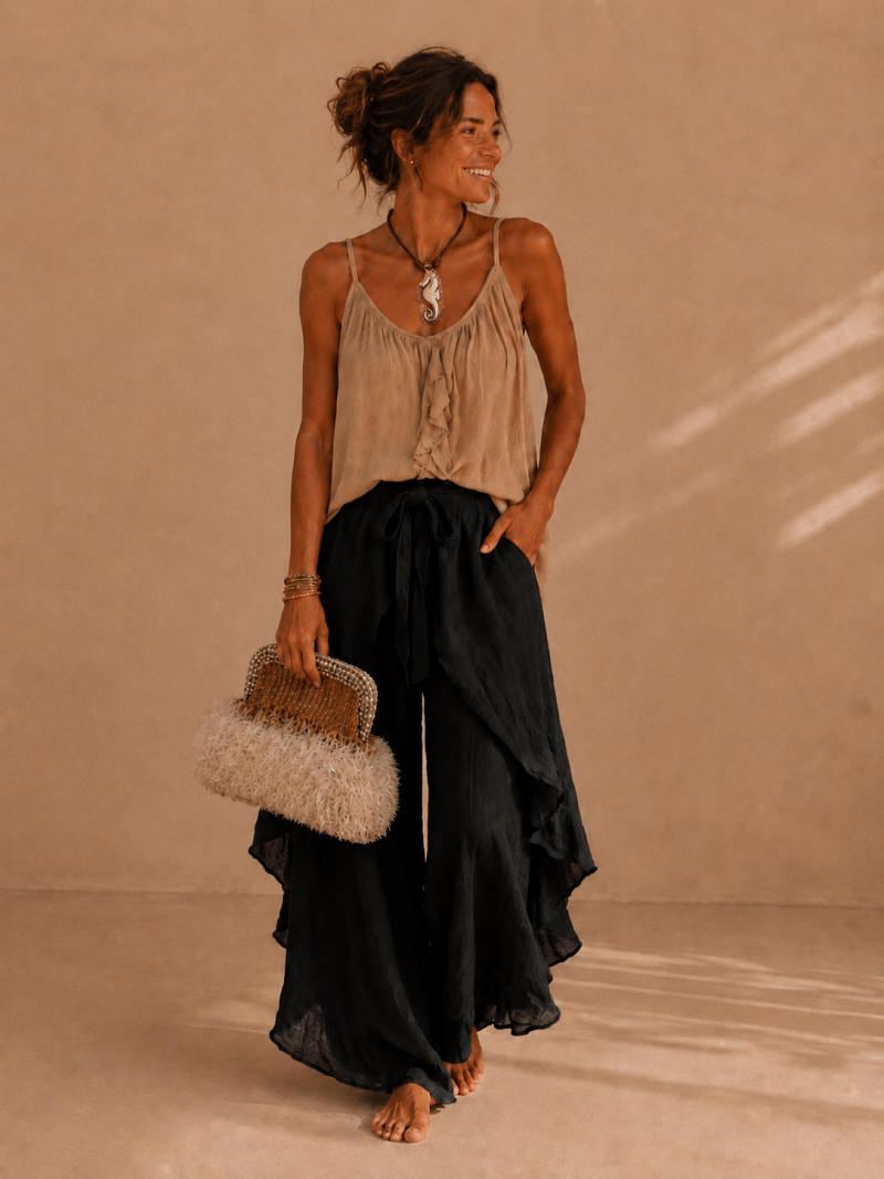 Pantalón Capri negro