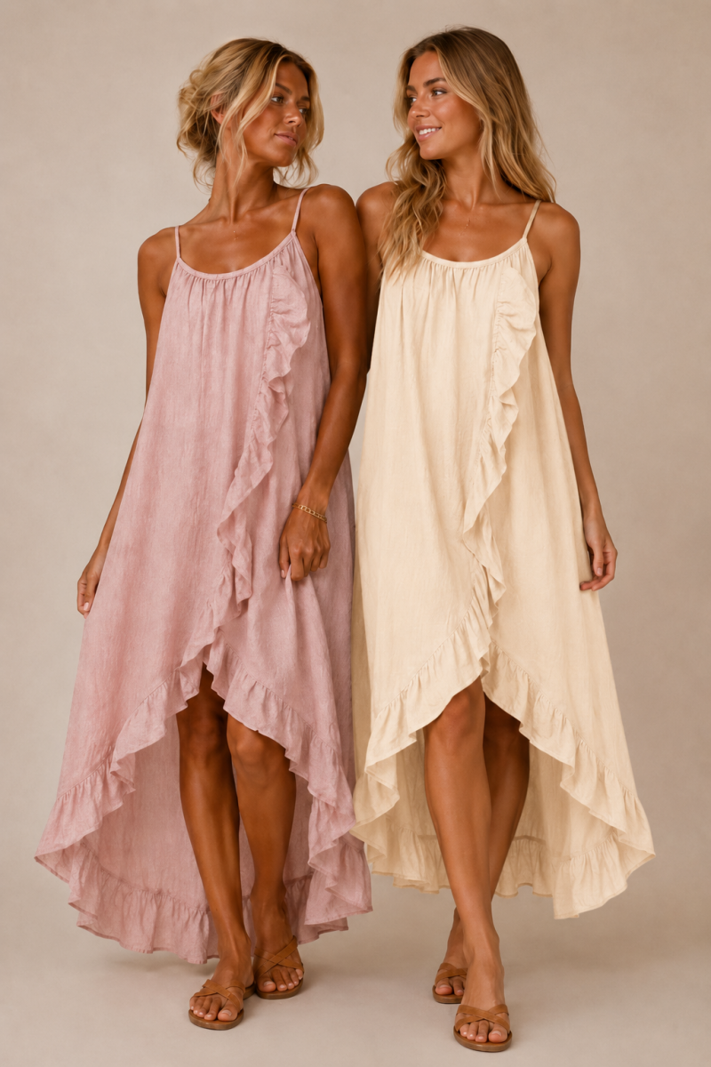 Vestido Bali vainilla