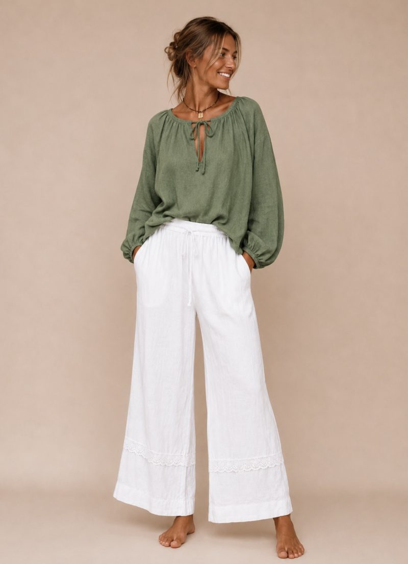 Pantalón Magnolia blanco