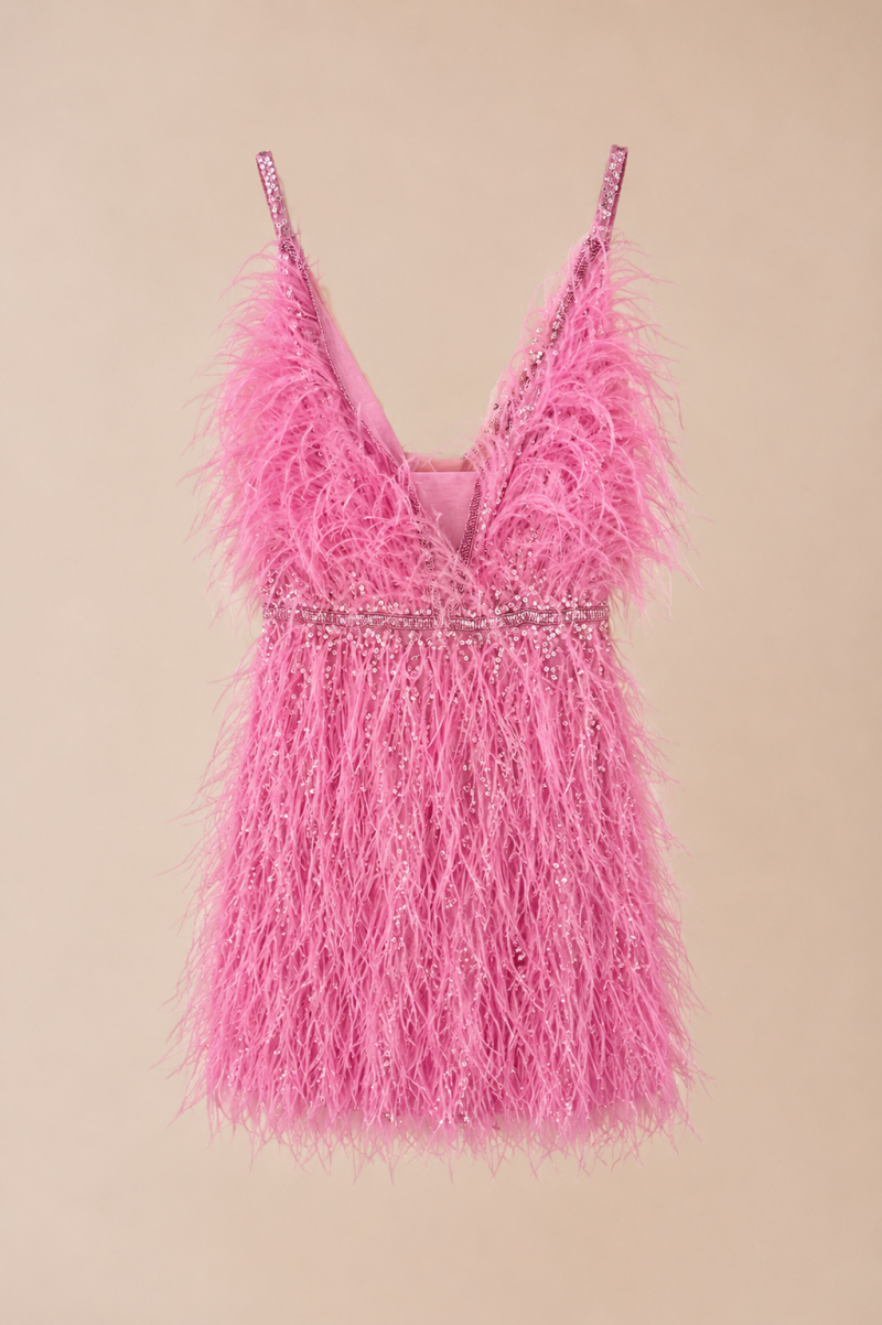 Vestido party pink